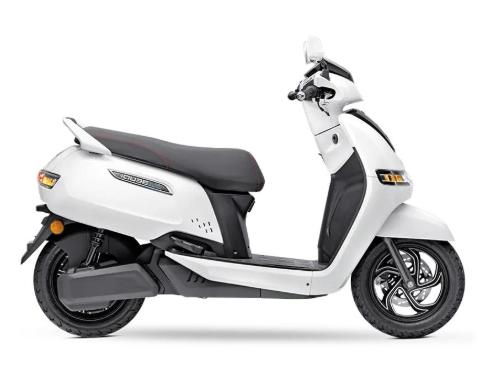 TVS iQube white